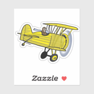 Biplane Yellow