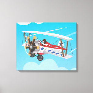 biplanes canvas print