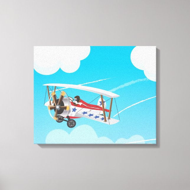 biplanes canvas print (Front)