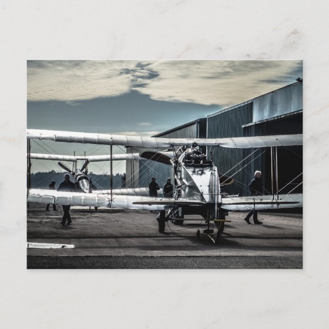Biplanes Postcard (Front)