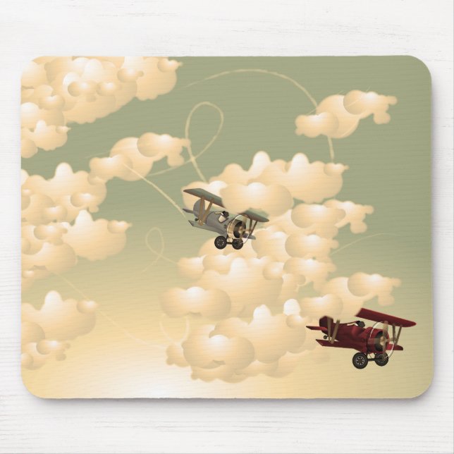 BiPlane's Sepia Mouse Pad (Front)