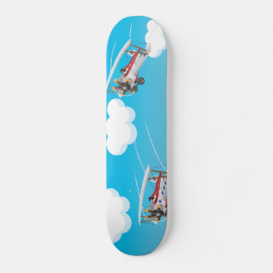 biplanes skateboard