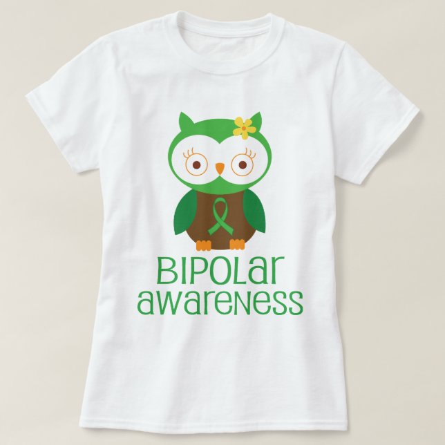 Bipolar Awareness Gift Idea T-Shirt (Design Front)
