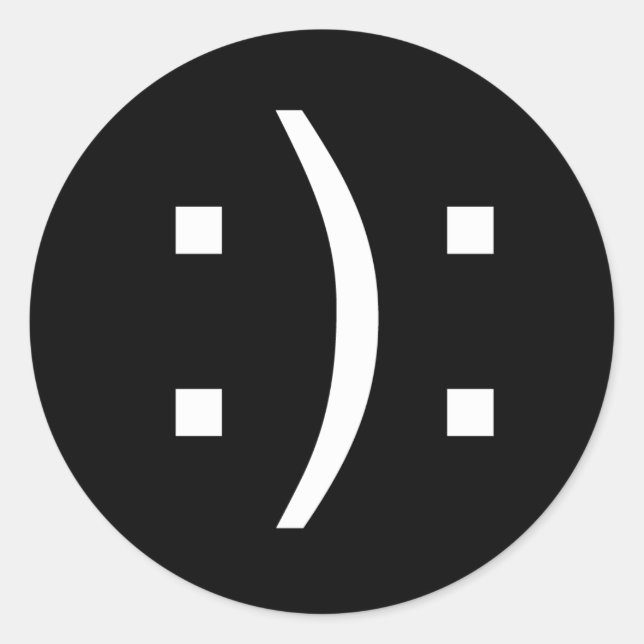 Bipolar Classic Round Sticker (Front)