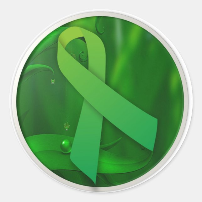 Bipolar Disorder Awareness Classic Round Sticker (Front)