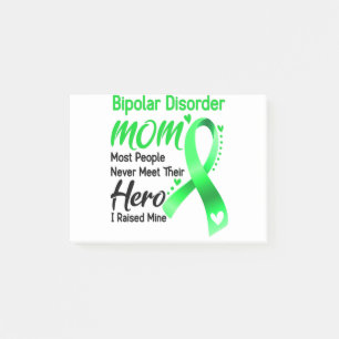 Bipolar Disorder Awareness Month Ribbon Gifts Post-it Notes