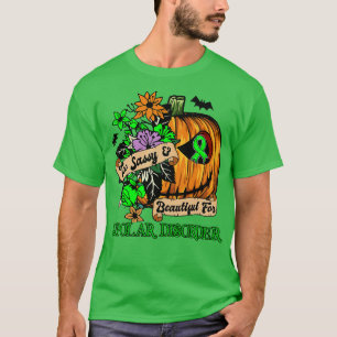 Bipolar Disorder Awareness retro halloween scary p T-Shirt