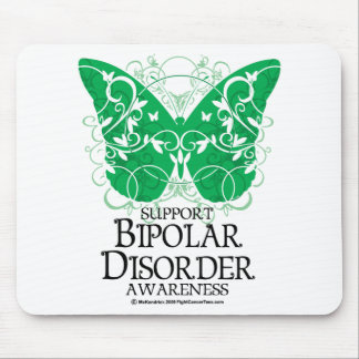 Bipolar Disorder Butterfly Mouse Pad