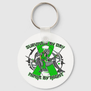 Bipolar Disorder Survivor By Day Ninja By Night Key Ring