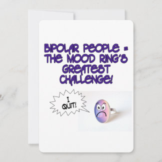 Bipolar Mood Ring Thank You Card