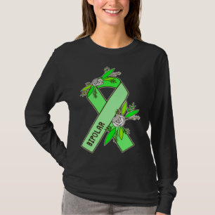 Bipolar Ribbon Pocket Bipolar Disorder Awareness T-Shirt