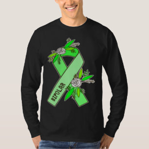 Bipolar Ribbon Pocket Bipolar Disorder Awareness T-Shirt