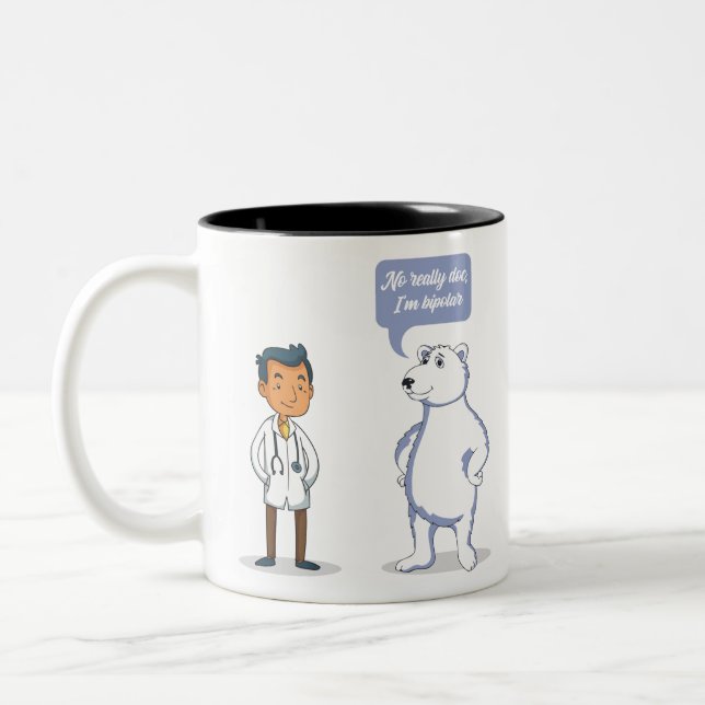 Bipolar Two-Tone Coffee Mug (Left)