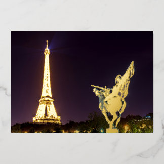 Bir-Hakeim at night bridge - Paris, France