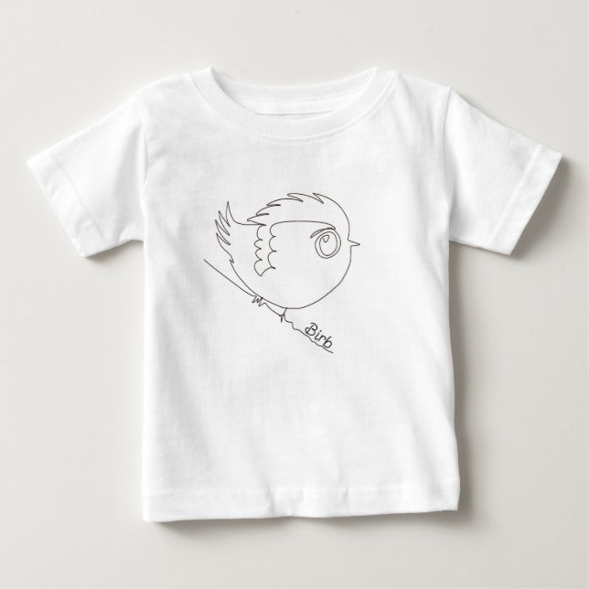 Birb (Bird) Baby T-Shirt (Front)