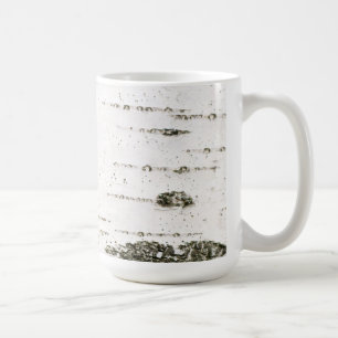 Birch bark coffee mug