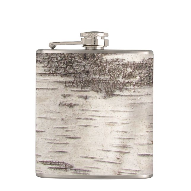 Birch Bark ~ flask (Front)