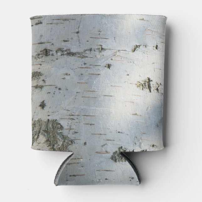 Birch bark pattern can cooler (Front)