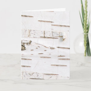 Birch bark pattern card