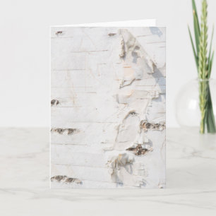 Birch bark pattern card