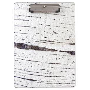 Birch bark pattern clipboard
