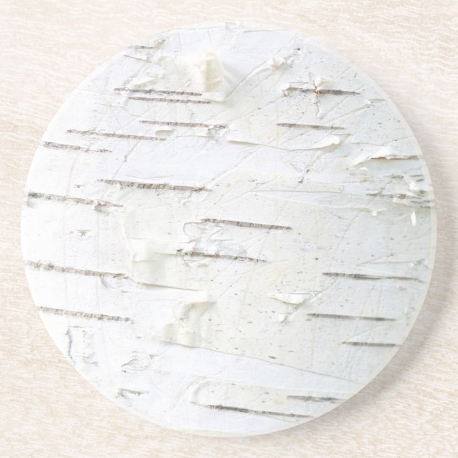 Birch bark pattern coaster (Front)