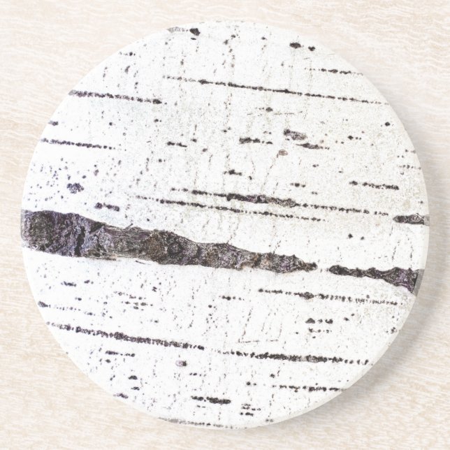 Birch bark pattern coaster (Front)