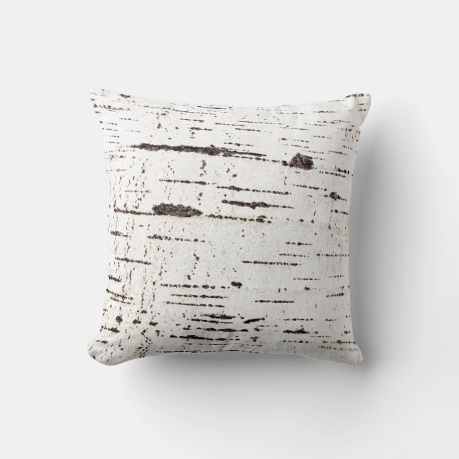 Birch bark pattern cushion (Front)