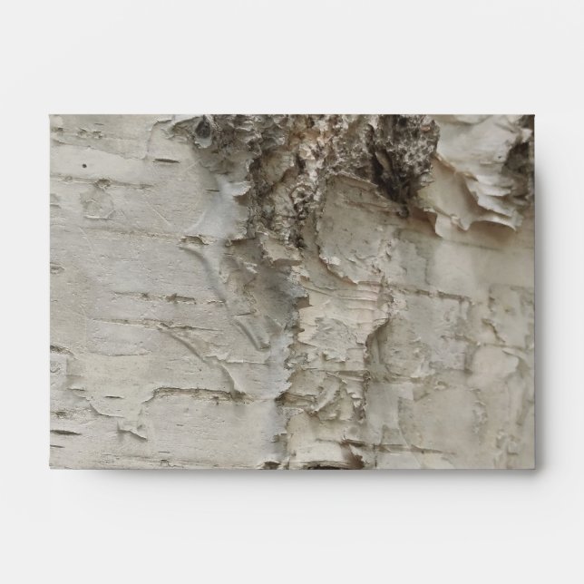 Birch bark pattern envelope (Front)