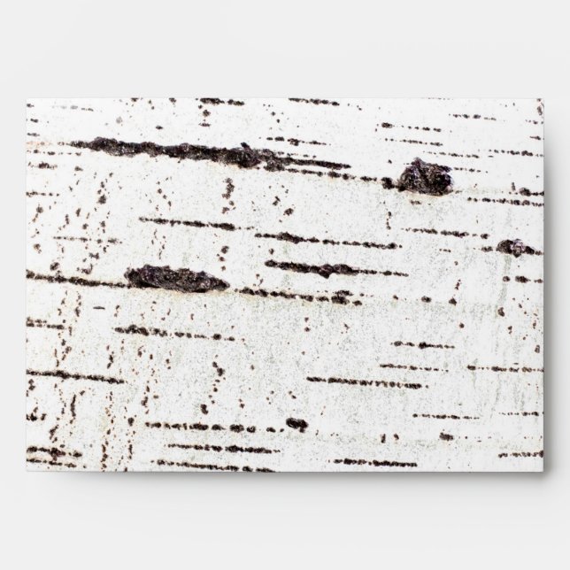 Birch bark pattern envelope (Front)