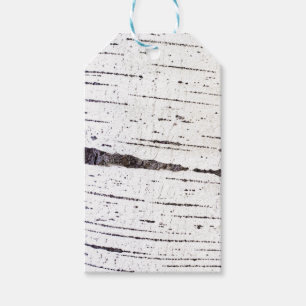Birch bark pattern gift tags