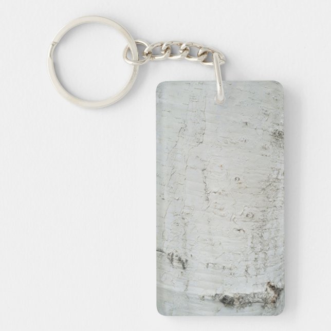 Birch bark pattern key ring (Front)