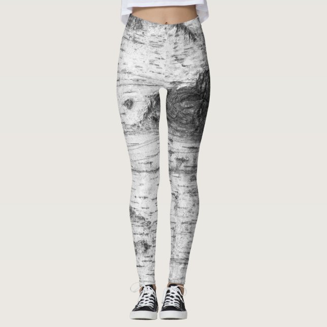 Birch bark pattern leggings (Front)