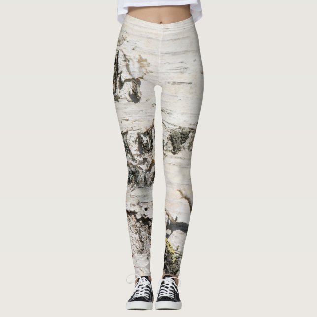 Birch bark pattern leggings (Front)
