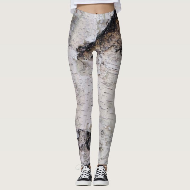 Birch bark pattern leggings (Front)