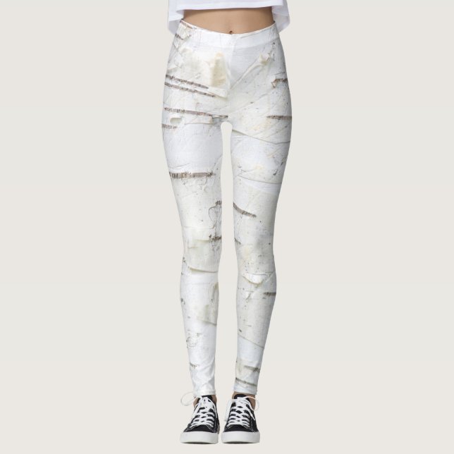 Birch bark pattern leggings (Front)