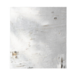 Birch bark pattern notepad