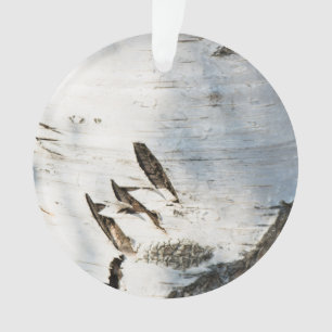 Birch bark pattern ornament