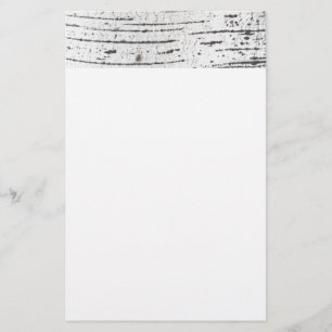 Birch bark pattern stationery