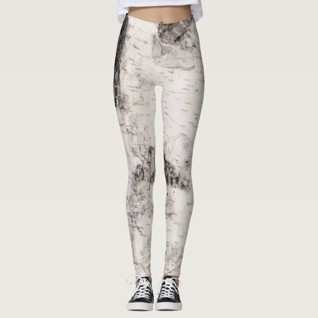 Birch bark pattern tank top leggings (Front)