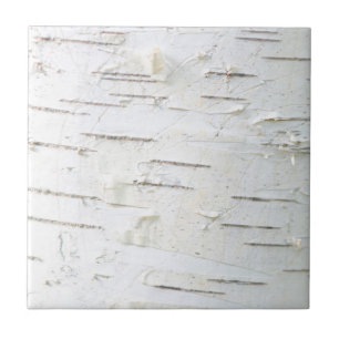 Birch bark pattern tile