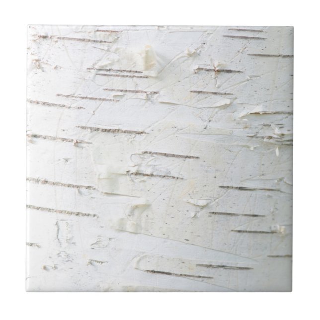 Birch bark pattern tile (Front)