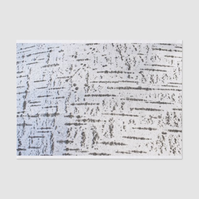 Birch bark pattern tissue paper (Front)