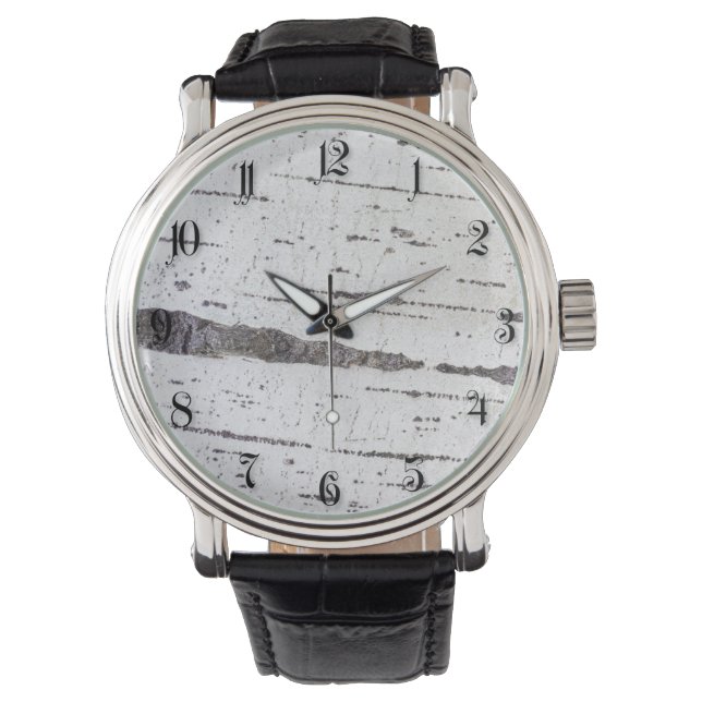 Birch bark pattern watch (Front)