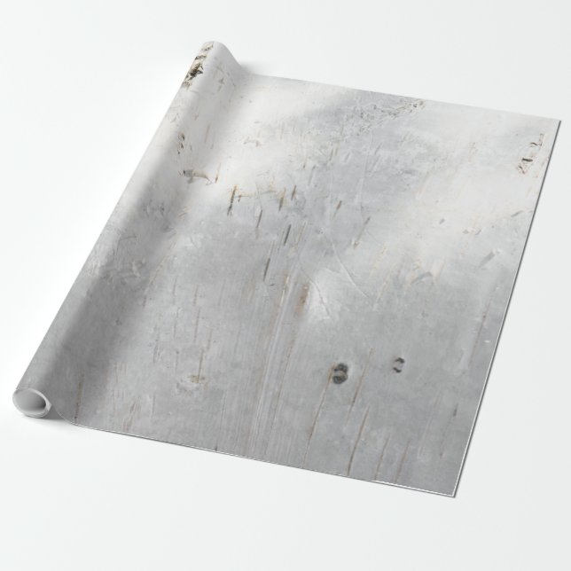 Birch bark pattern wrapping paper (Unrolled)