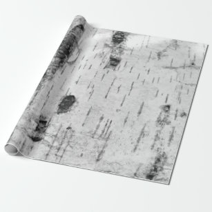 Birch bark pattern wrapping paper
