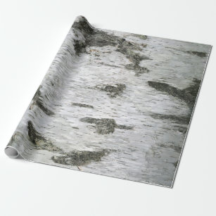 Birch Bark Seamless Wrapping Paper