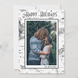 Birch Bark - Simple Rustic Photo Card