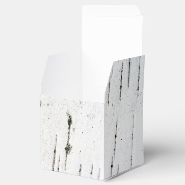 Birch bark texture favour box (Opened)