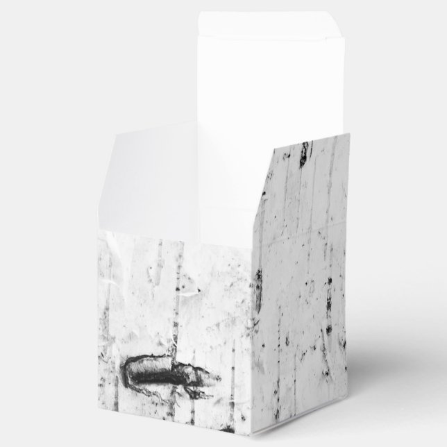 Birch bark texture favour box (Opened)